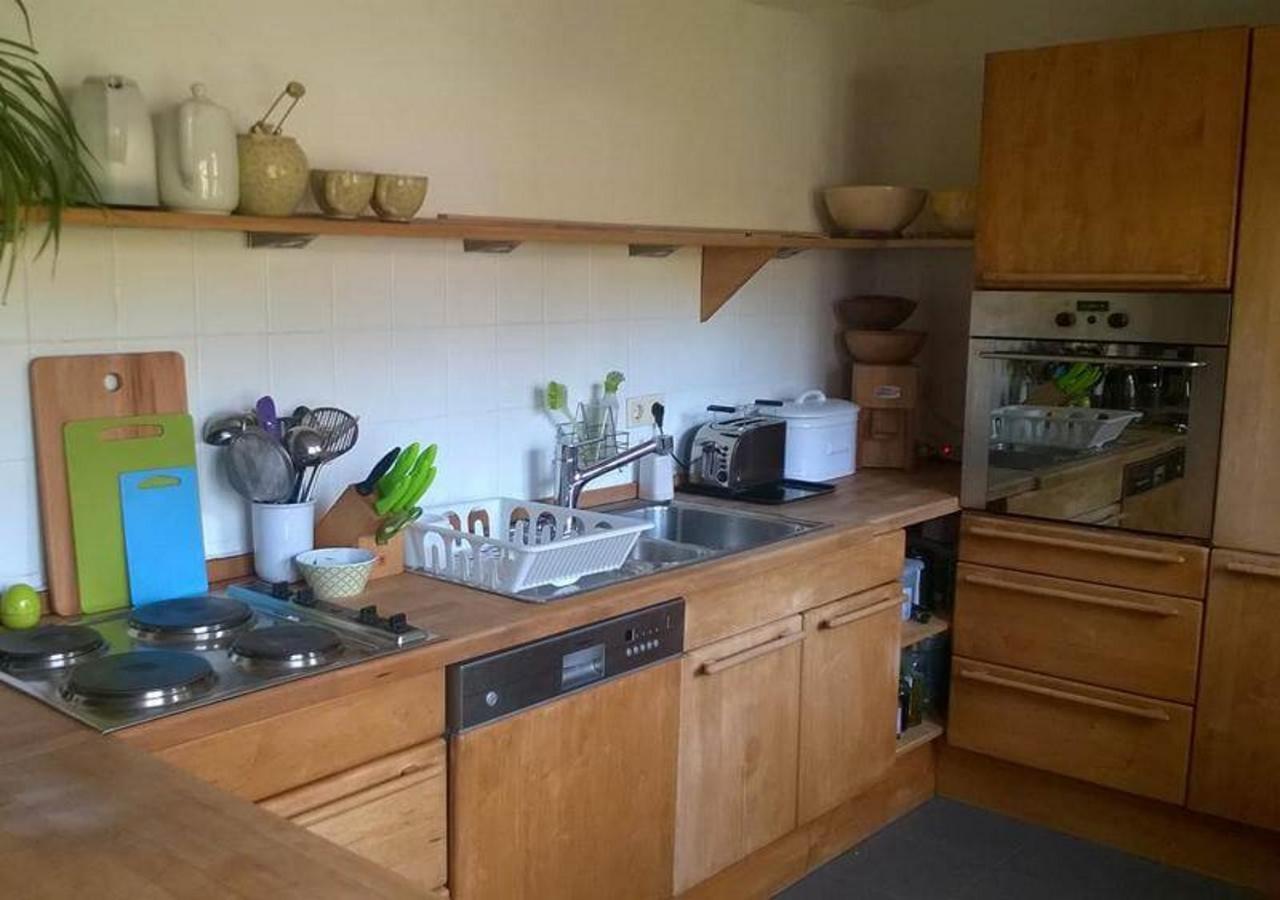 Aeltestes Haus In Quentel - Ferienwohnung 1 Mit Kleinem Garten Lichtenau Dış mekan fotoğraf